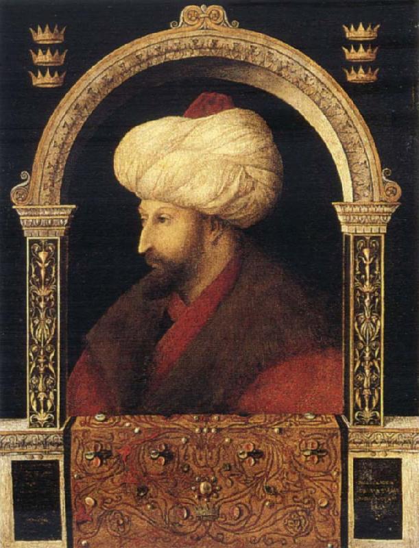 Gentile Bellini Sultan Muhammad ii Germany oil painting art